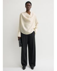 TOTEME - Cowl Blouse - Lyst