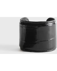 TOTEME - Croco-Embossed Cuff - Lyst