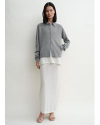 TOTEME - Raglan-Sleeve Cashmere Cardigan Melange - Lyst