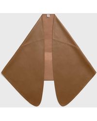 TOTEME - Big Leather Scarf - Lyst