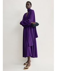 TOTEME - Rounded Neckline Dress - Lyst