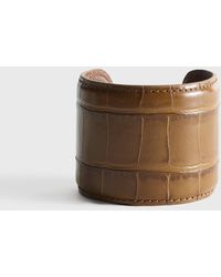 TOTEME - Croco-Embossed Cuff - Lyst