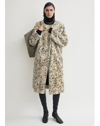 TOTEME - Stracciatella Shearling Coat - Lyst