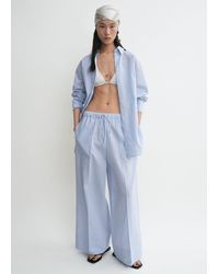 TOTEME - Wide Summer Trousers - Lyst