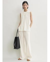 TOTEME - Woven Stripe Top - Lyst