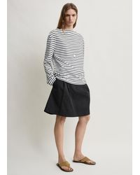 TOTEME - Stripe Jersey Long-Sleeve Tee - Lyst