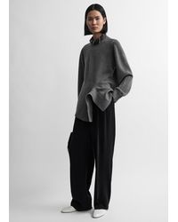TOTEME - Asymmetric Cashmere Knit Melange - Lyst