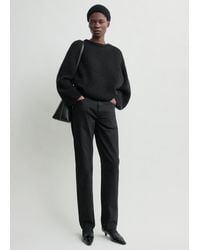 TOTEME - Mohair Blend Rib Knit - Lyst