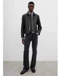TOTEME - Zip Leather Jacket - Lyst