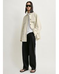 TOTEME - Collared Drawstring Jacket - Lyst