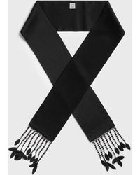 TOTEME - Guipure Lace Tuxedo Scarf - Lyst
