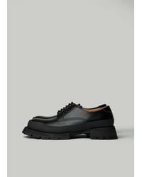 Jil Sander Lug Sole Derby Shoes - Black