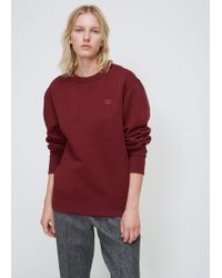 Acne Studios Burgundy Fairview Face - Red