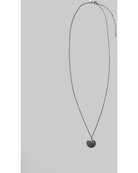 Tom Wood Medallion Necklace - Metallic