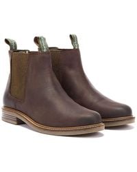 Barbour - Farsley Brown Chelsea Boots - Lyst