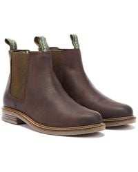 Barbour - Farsley Choco Brown Chelsea Stiefel - Lyst
