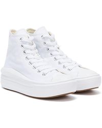 white high heel converse