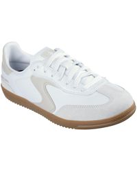 Skechers - Hotshot Kickoff Leather /Natural Sneakers - Lyst