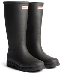 HUNTER - Downpour Tall Insulated Boot Rubber Wellington Boots - Lyst
