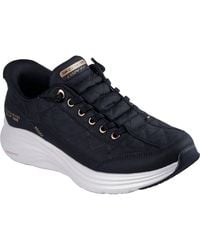 Skechers - Contour Foam Golden Hour Scarpe Da Ginnastica Nere/Oro Rosa Da Donna - Lyst