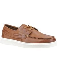 Hush Puppies - Madden Boat Shoe Leather Boat Shoes - Lyst