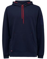 Hard Yakka - Brushed Fleece Synthetic Hooded Sweatshirt - Lyst