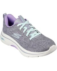 Skechers - Go Walk Arch Fit 2.0 Vivid Sunset Textile /Lavendel Sneakers - Lyst