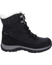 Hi-Tec - Riva Mid Stivali Da Trekking Neri Da Donna - Lyst