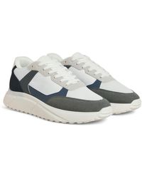 Jack & Jones - Aspire Runner Polyurethane Castlerock/ Blazer Trainers Pu - Lyst