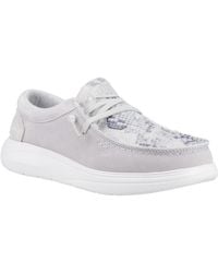 HEYDUDE - Wendy Comf Leather /Snake Shoes - Lyst