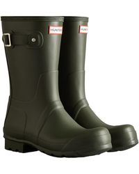 HUNTER - Original Short Wellington Boots Rubber Wellington Boots - Lyst