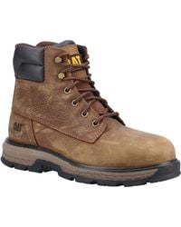 CAT Safety - Caterpillar Exposition Leather Pyramid Safety Boots - Lyst
