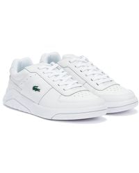 white lacoste sneakers womens