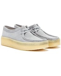 Clarks Wallabee Cup Suede Light Shoes - Grey