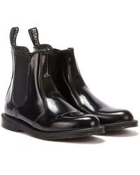 Dr. Martens , 2976 Leather Chelsea Boot For And , Black Smooth, 8 Us /7 Us