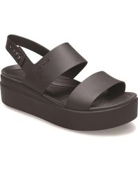 Crocs™ - Brooklyn Low Wedge Brooklyn Low Wedge Sandales - Lyst