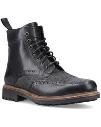 HUNTER - Loch Brogue Boots - Lyst