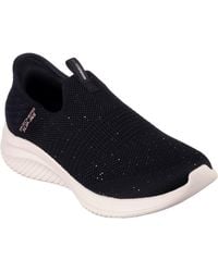 Skechers - Ultra Flex 3.0 149594-Bkrg/Rose Slip On Shoes - Lyst