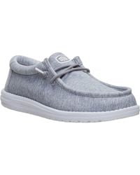 HEYDUDE - Wally Stretch Jersey Textile Loafers - Lyst