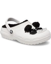 Crocs™ - Classic Lined Fun Lab Synthetic Panda Clogs - Lyst