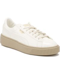 puma basket platform marshmallow