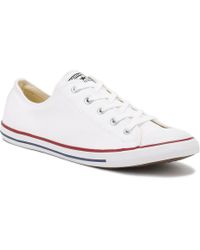 converse ox dainty ladies trainers