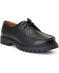 Base London - Carbon Leather Moccasins Shoes - Lyst