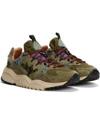 Flower Mountain - Yamabushi Suede/Nylon Army Trainers - Lyst