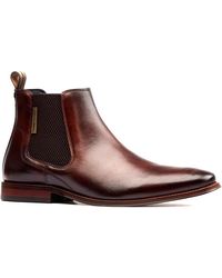 Base London - Sikes Leather Boots - Lyst