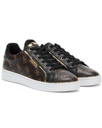 guess brown trainers