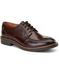 Base London - Surrey Leather Burnt Brogues Shoes - Lyst