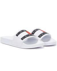 tommy jeans flag slides
