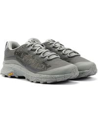 Merrell - Moab Speed Gore-Tex Se Scarpe Da Ginnastica Grigie Da Uomo - Lyst