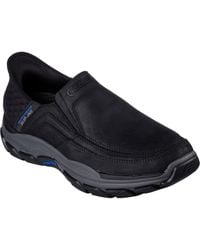 Skechers - Respected Elgin 204810-Blk Slip On Shoes - Lyst